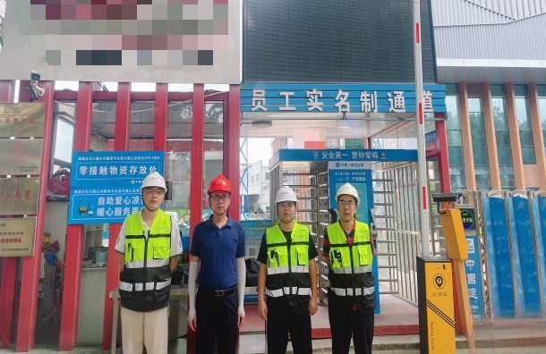 佳保安全配合深圳市某建筑工务署开展观澜公共文化中心项目中秋、国庆节前安全检查