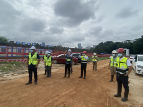 佳保安全为某集团在建项目开展安全隐患大排查